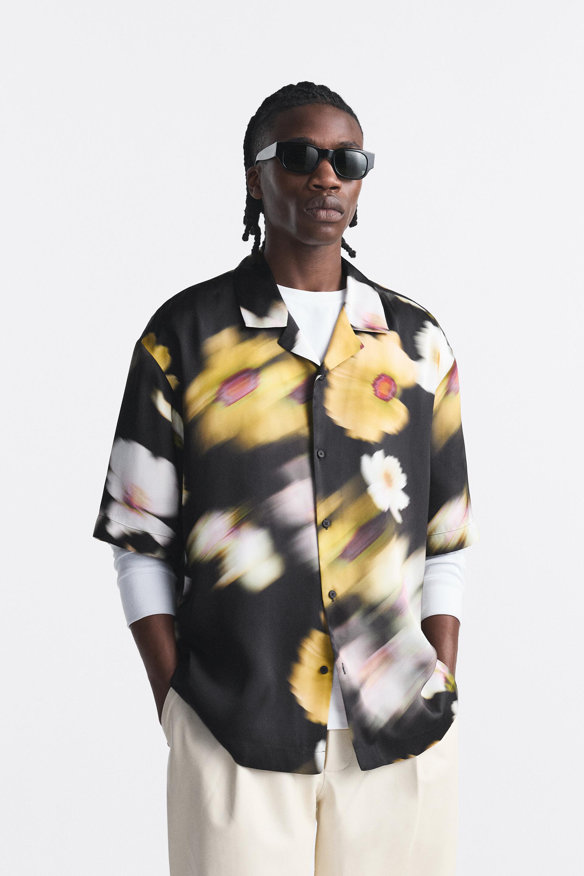 

Рубашка мужская ZARA 04445821 разноцветная M (доставка из-за рубежа), Разноцветный, 04445821