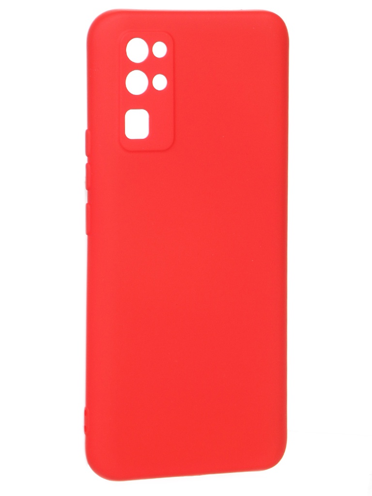 фото Чехол krutoff для honor 30 silicone red 12299