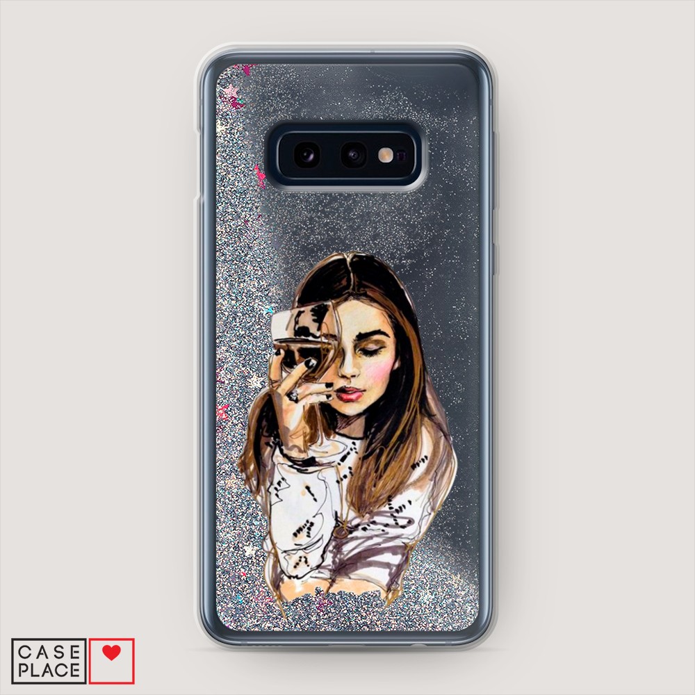 

Чехол Awog на Samsung Galaxy S10E "Девушка с бокалом", Разноцветный, 27291-1