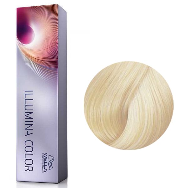 Крем-краска Wella Illumina Color 10/38 Яркий блонд золотисто - жемчужный 60 мл Wella Professionals