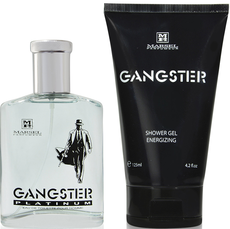 

Набор Marsel Parfumeur Gangster Platinum Туалетная вода 100 мл и гель для душа 125 мл, Marsel Parfumeur Gangster Platinum Набор туалетная вода + гель для душа 100 + 125 мл для мужчин