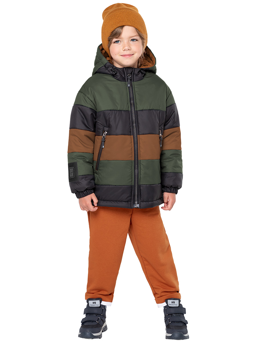 

Куртка детская NIKASTYLE 4м5524, хаки, 110, 4м5524
