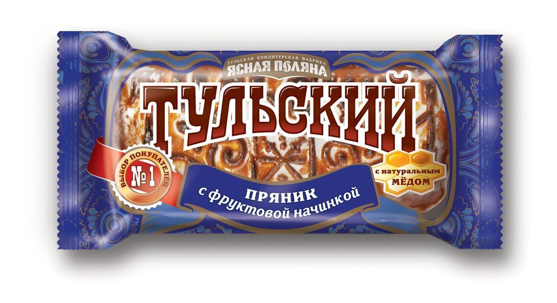 фото Пряник ясная поляна тульский с фруктовой начинкой 140 г