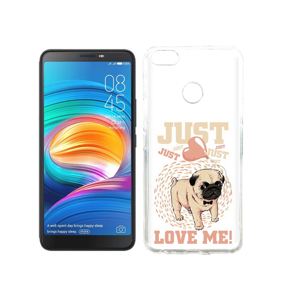 

Чехол MyPads Tocco для Tecno Camon X Люби меня, Прозрачный, Tocco