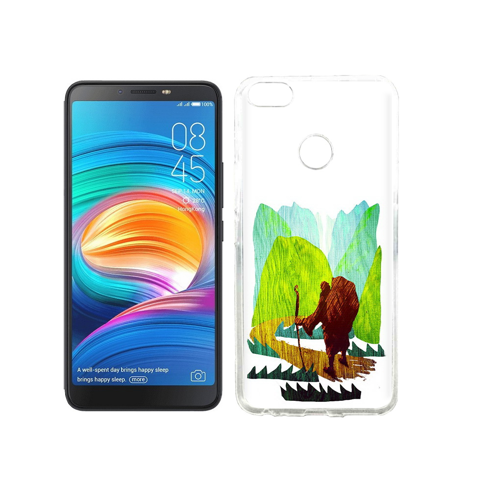 

Чехол MyPads Tocco для Tecno Camon X Лесная тропа, Прозрачный, Tocco