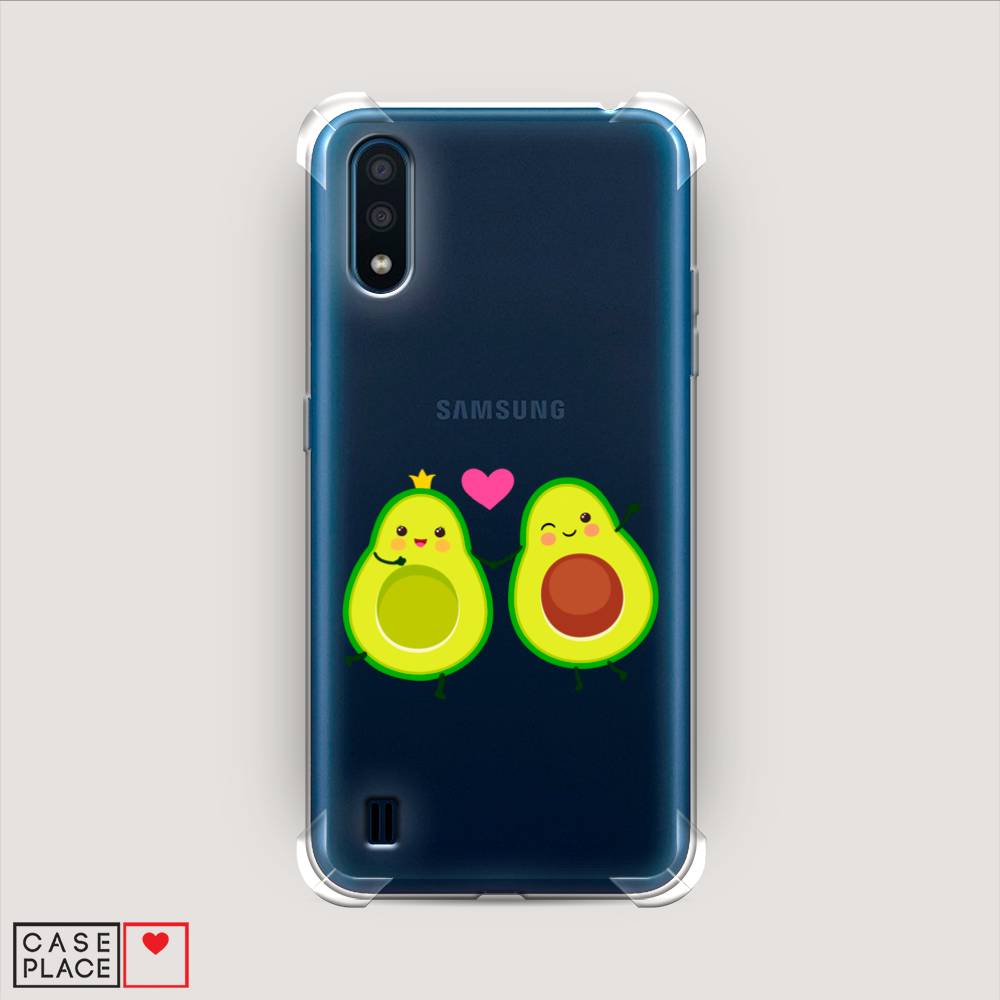 

Чехол Awog на Samsung Galaxy M01 / Самсунг M01 "Авокадо любят", Зеленый;коричневый;розовый, 2101151-1