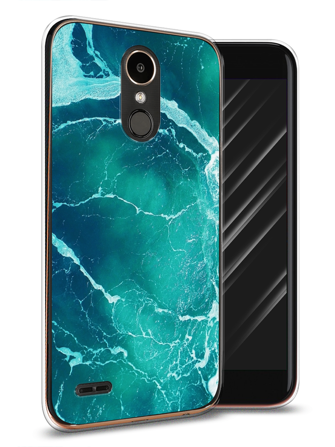 

Чехол Awog на LG K10 2017 "Изумрудный океан", Голубой;синий, 81350-4