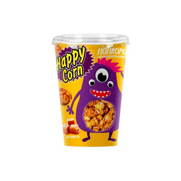 

Попкорн Happy Corn карамель 85 г