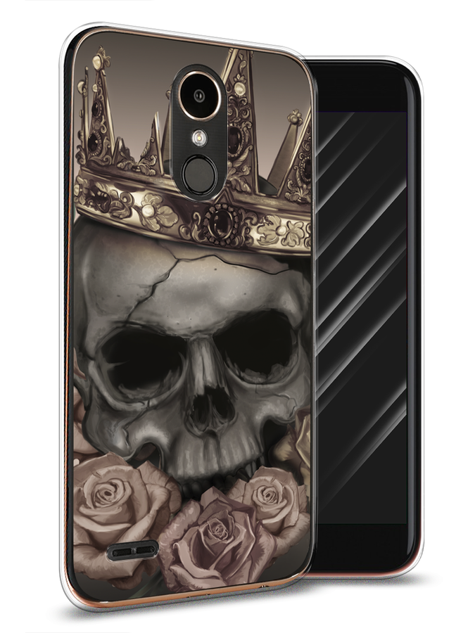 

Чехол Awog на LG K10 2017 "Череп 22", Серый;черный;бежевый, 81350-9