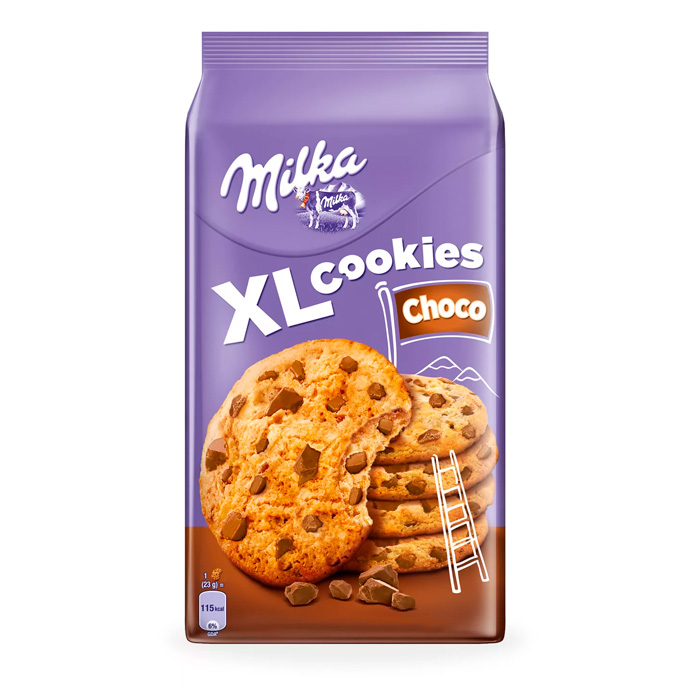 фото Печенье milka xl cookies choco 184 г