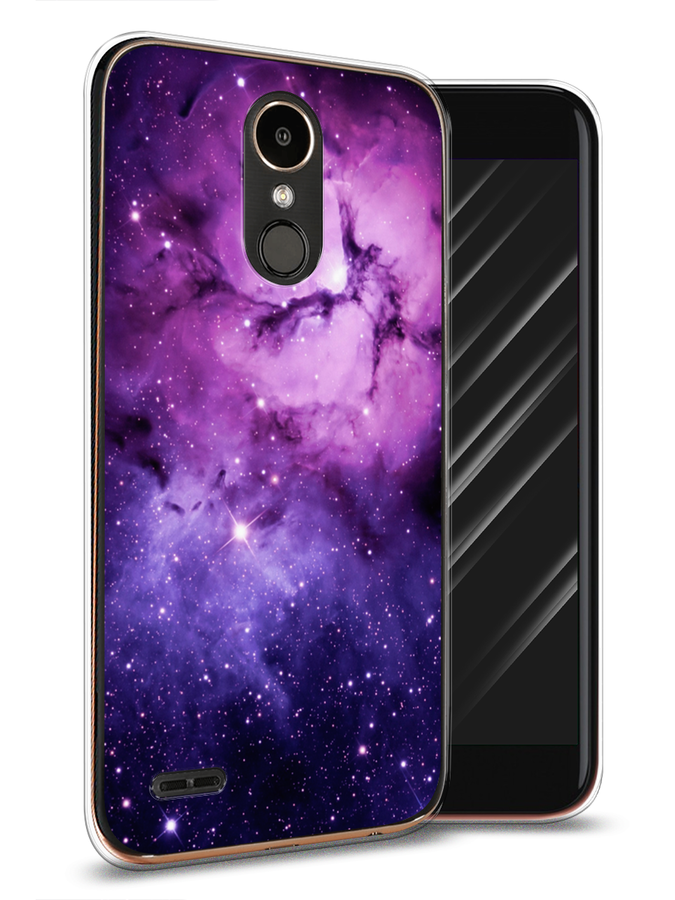 

Чехол Awog на LG K10 2017 "Космос 18", Фиолетовый, 81350-4