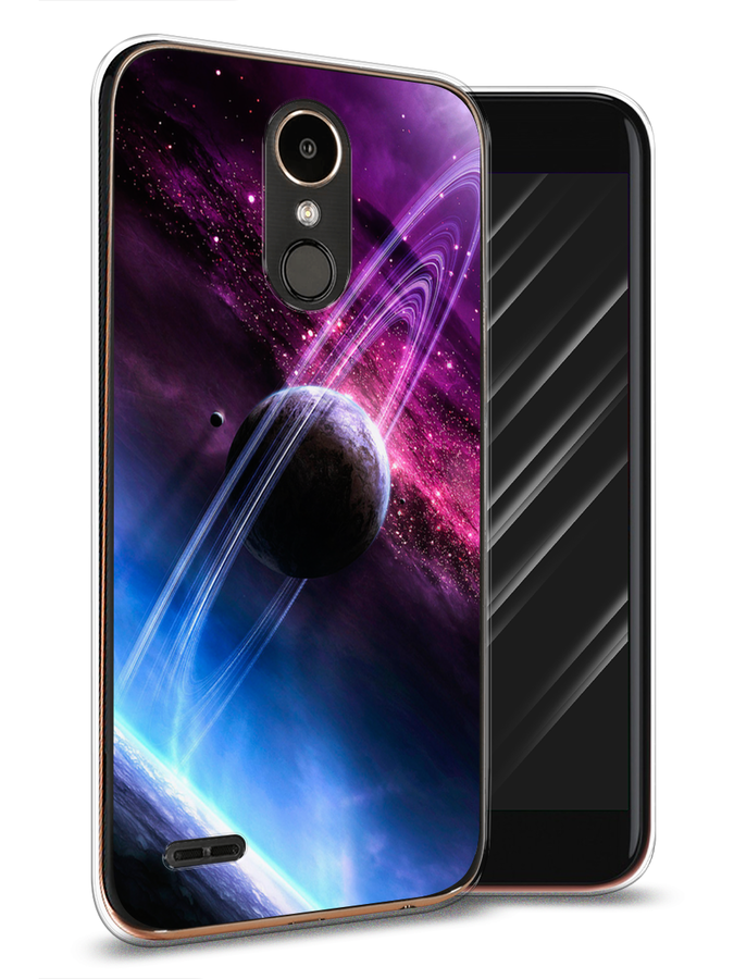 

Чехол Awog на LG K10 2017 "Космос 17", Черный;фиолетовый, 81350-4
