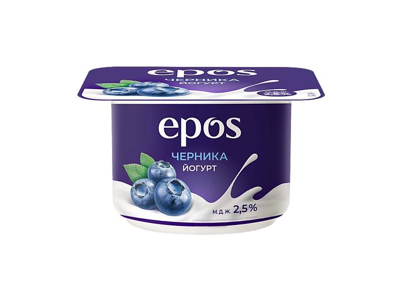 

Йогурт Epos черника 2,5% 120 г