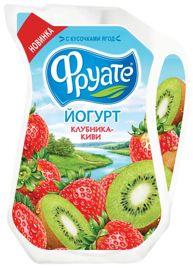 

Йогурт Фруате питьевой клубника-киви 1,5% 250 г