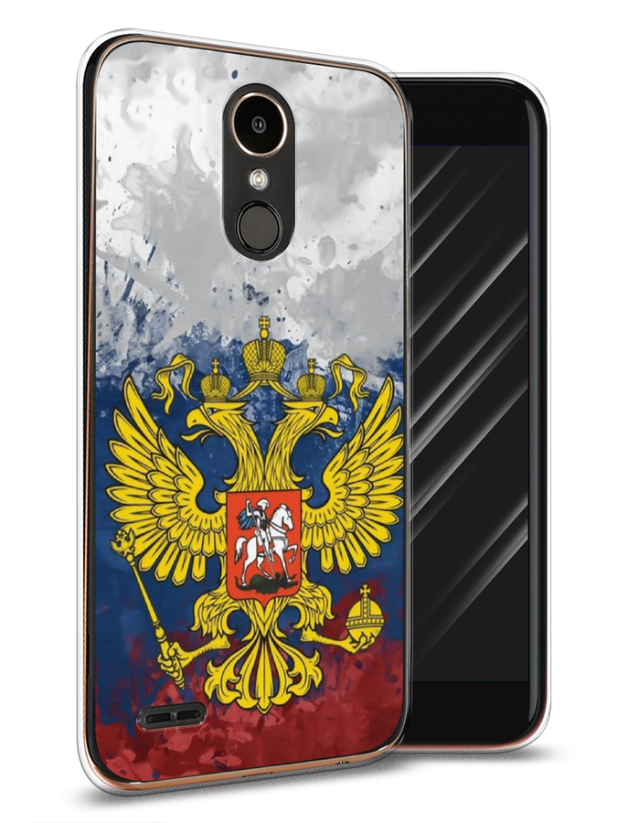 

Чехол Awog на LG K10 2017 "РФ", Белый;синий;красный, 81350-5