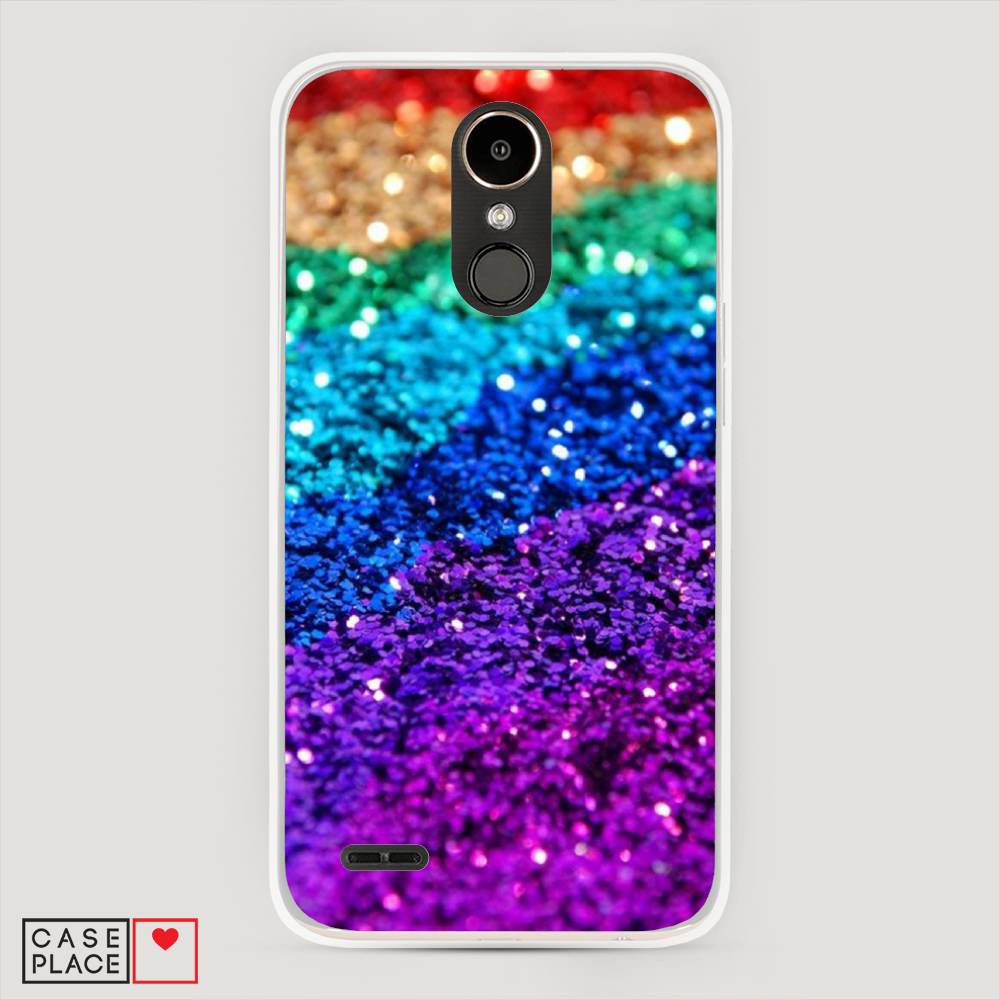 

Чехол Awog "Блестящая радуга рисунок" для LG K10 2017, 81350-3