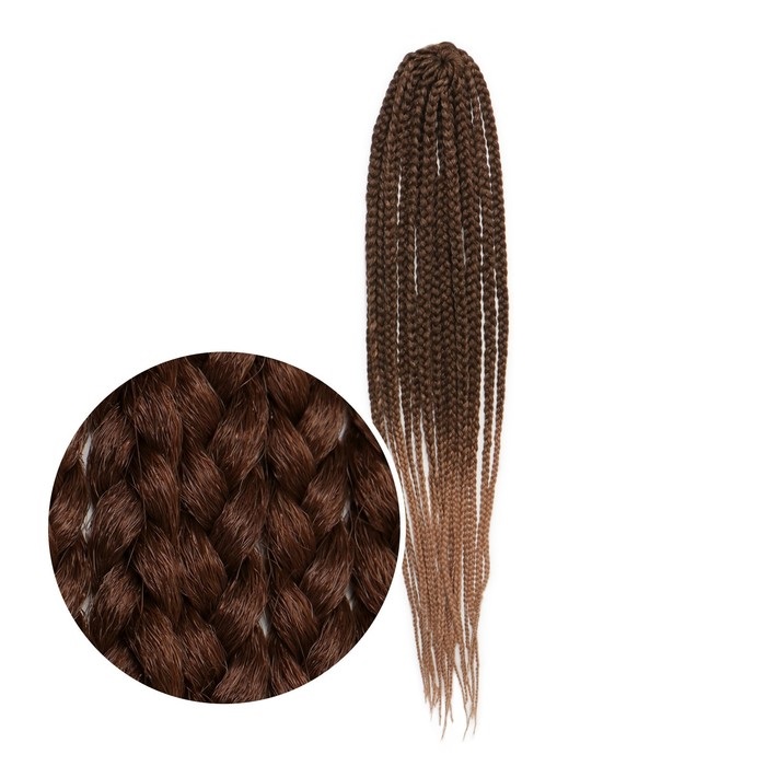 

Афрокосы SIM-BRAIDS, 60 см, 18 прядей CE, цвет русый/тёплый блонд#FR-5