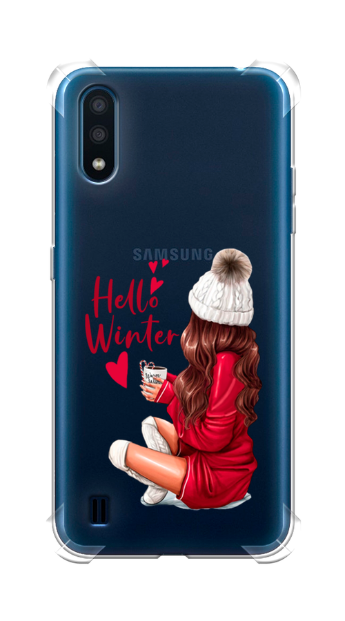 

Чехол Awog на Samsung Galaxy M01 / Самсунг M01 "Hello winter", Красный;коричневый;белый, 2101151-1