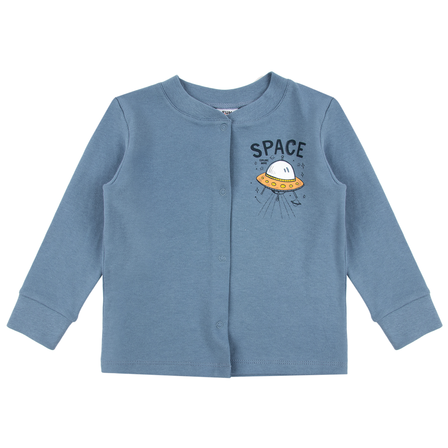 

Распашонка детская Fun Time CT-INT-004 BLUE голубой р.74, CT-INT-004 BLUE