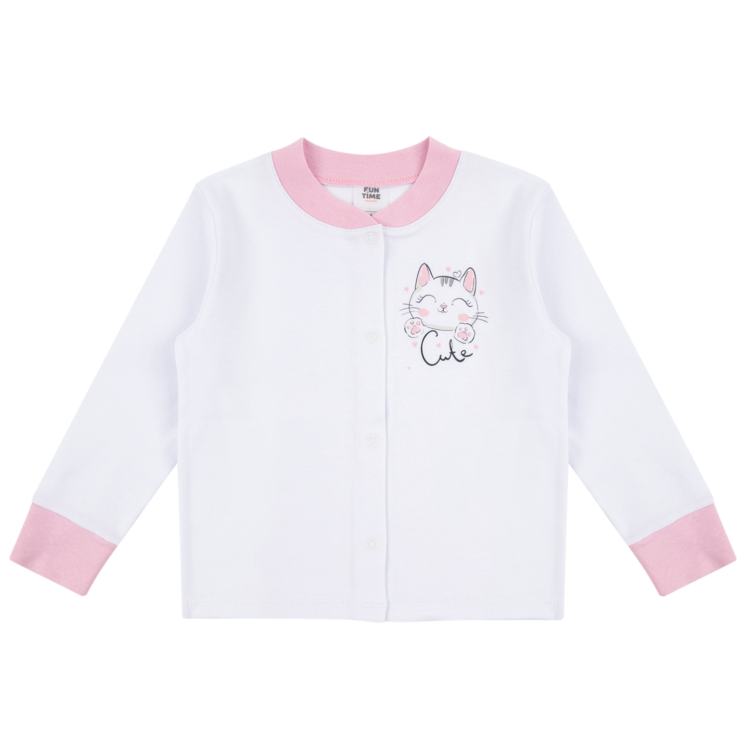 

Распашонка детская Fun Time CT-INT-016 WHITE белый р.62, CT-INT-016 WHITE