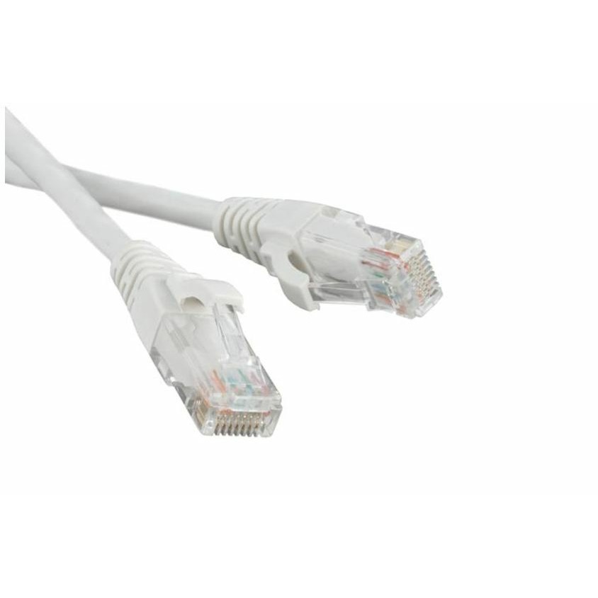 Кабель витая пара патч-корд Hyperline PC-LPM-UTP-RJ45-RJ45-C5e-0.15M-LSZH-WH 0.15m