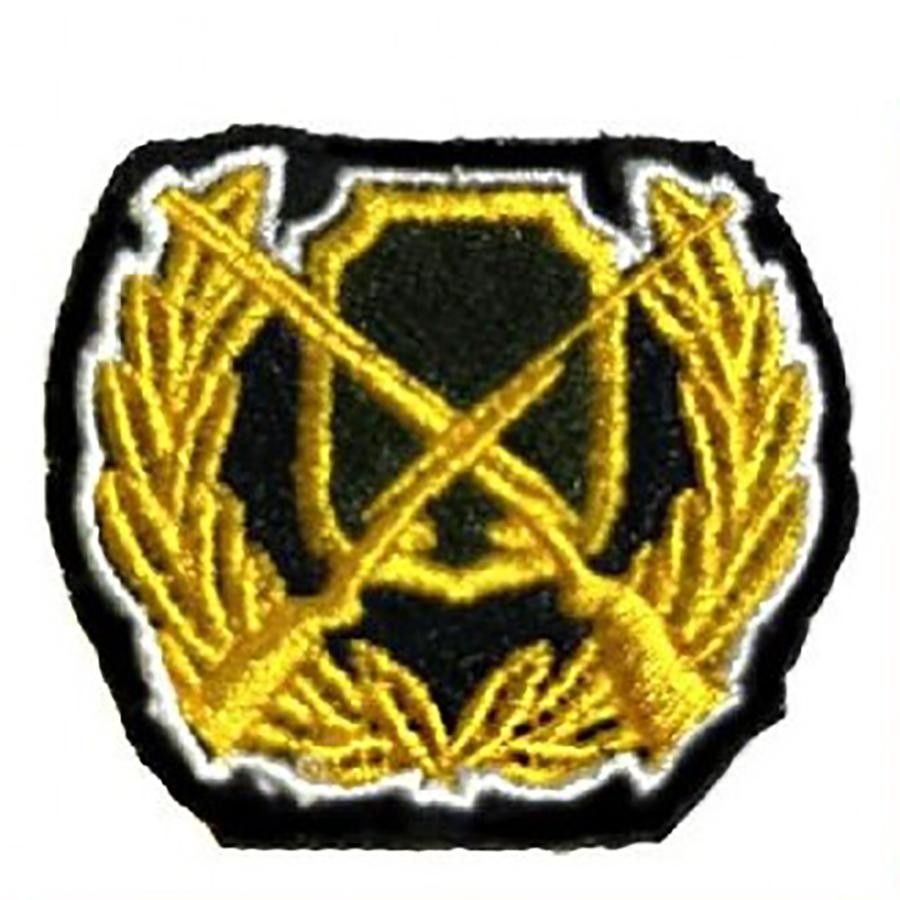 Кокарда на липучке Охотнадзор, 5х4.5 см