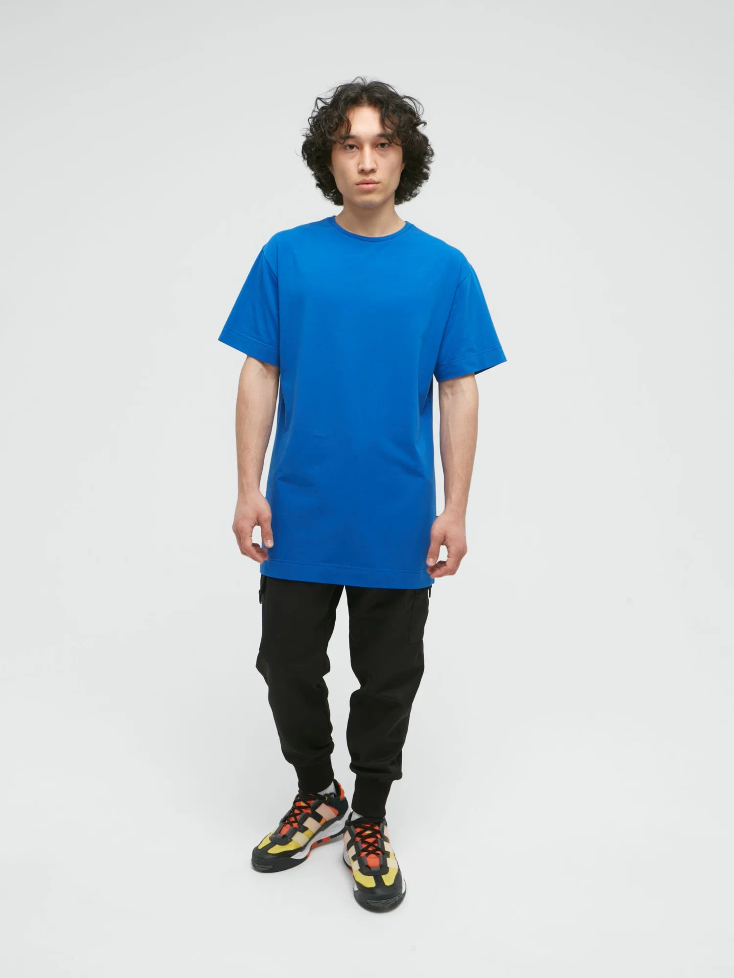 

Футболка мужская Konwa 5571 синяя XL, Синий, 5571