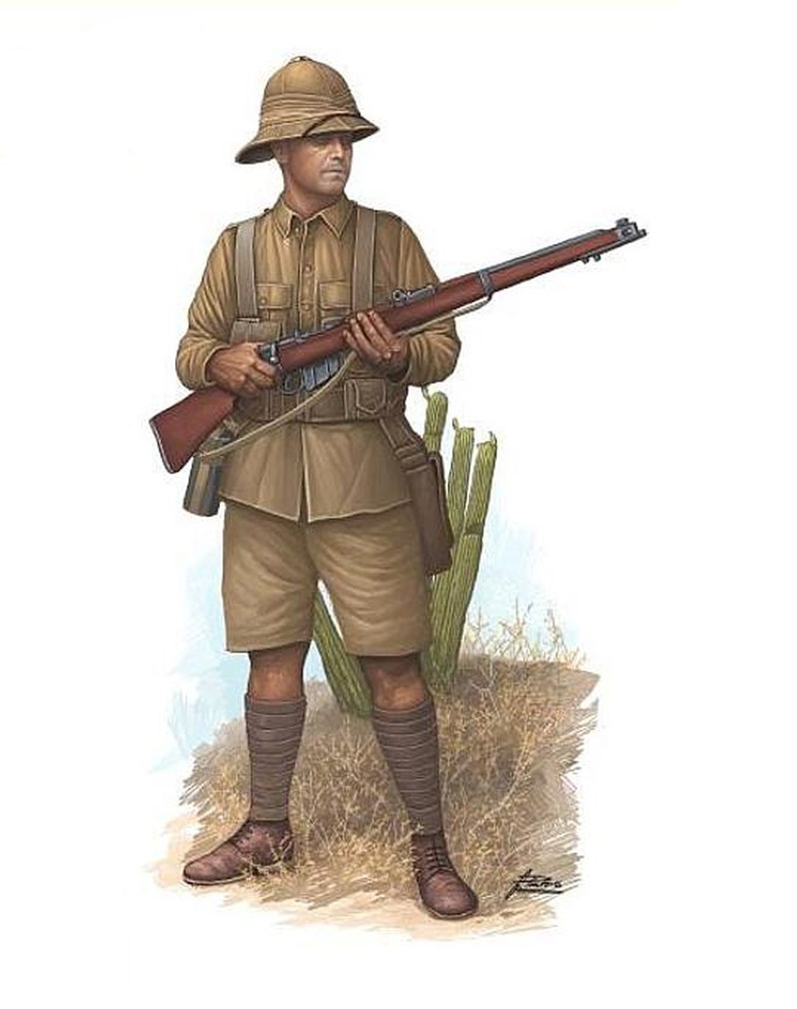 

HAT8293 Фигуры WW1 British Infantry tropical dress