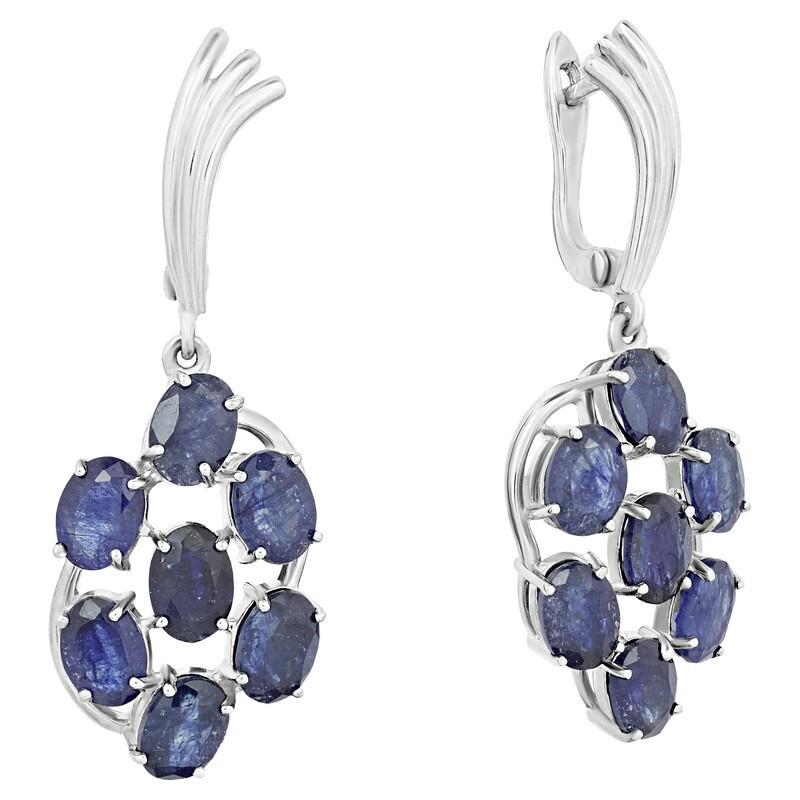 

Серьги из серебра с сапфиром LAZURIT-ONLINE 7832AG, 7832AG