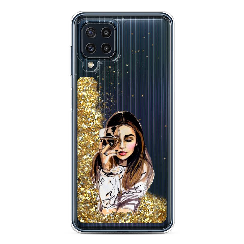 

Чехол Awog на Samsung Galaxy M32 / Самсунг M32 "Девушка с бокалом", 2103590-1