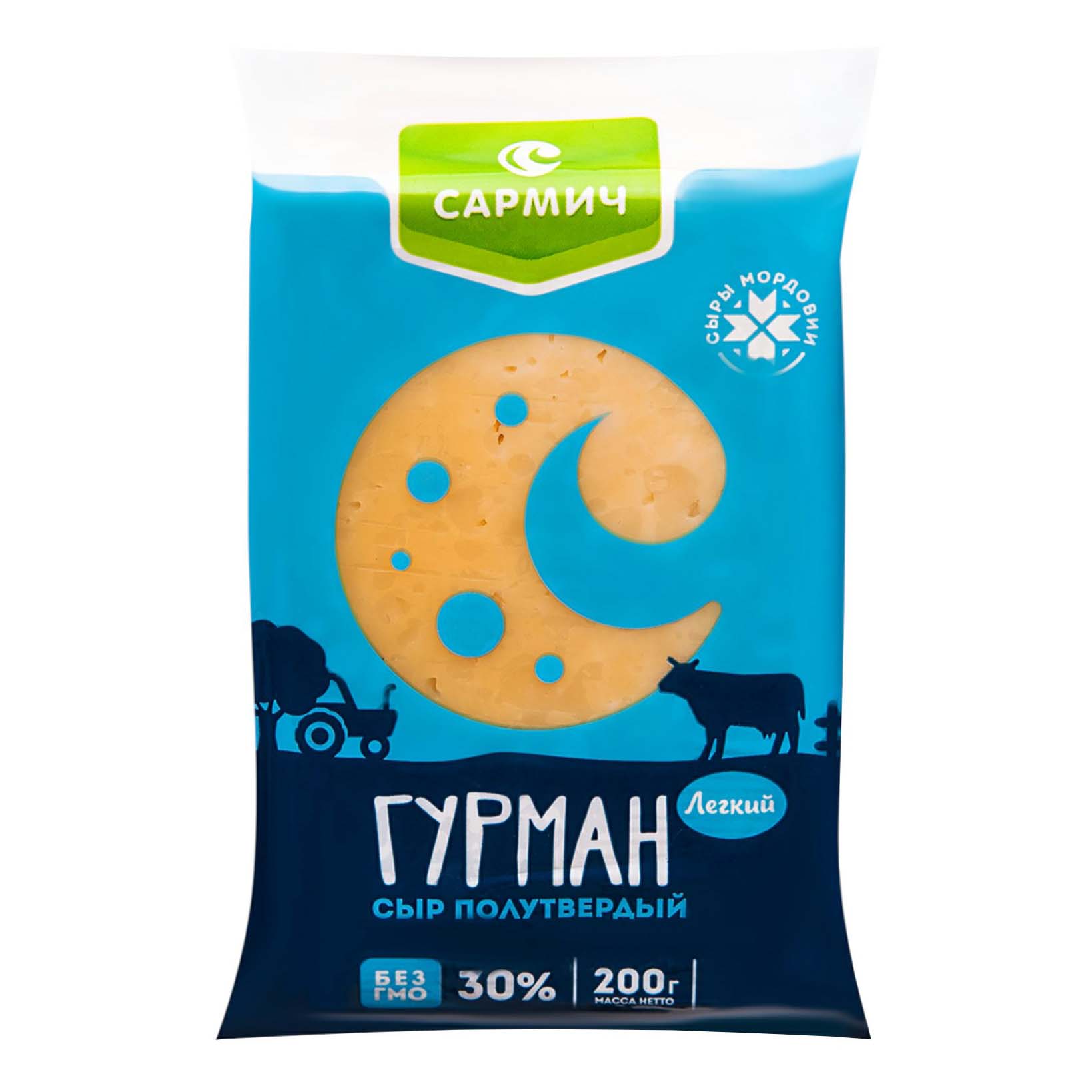 

Сыр Сармич Гурман легкий 30% 200 г