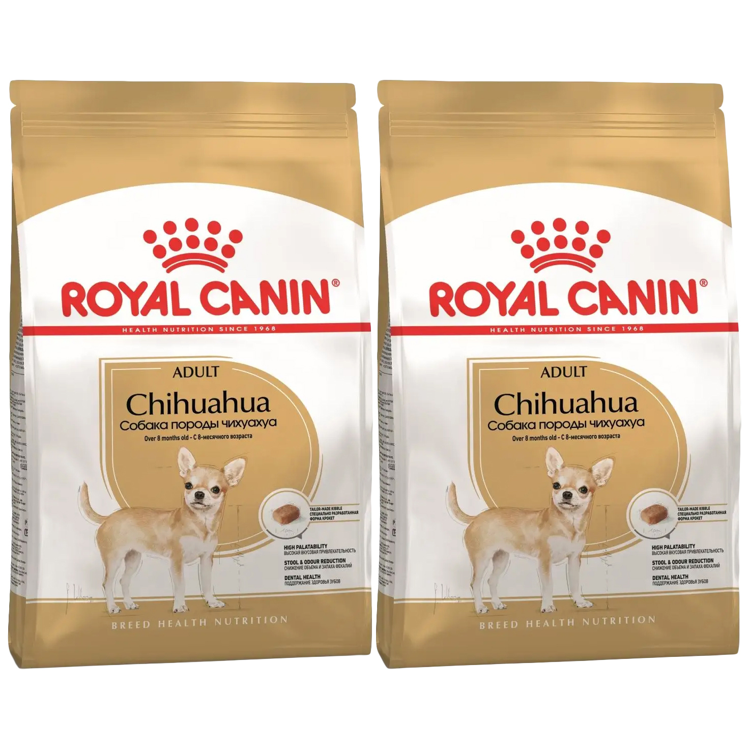 

Сухой корм для собак ROYAL CANIN CHIHUAHUA ADULT для чихуахуа, 2шт по 3кг