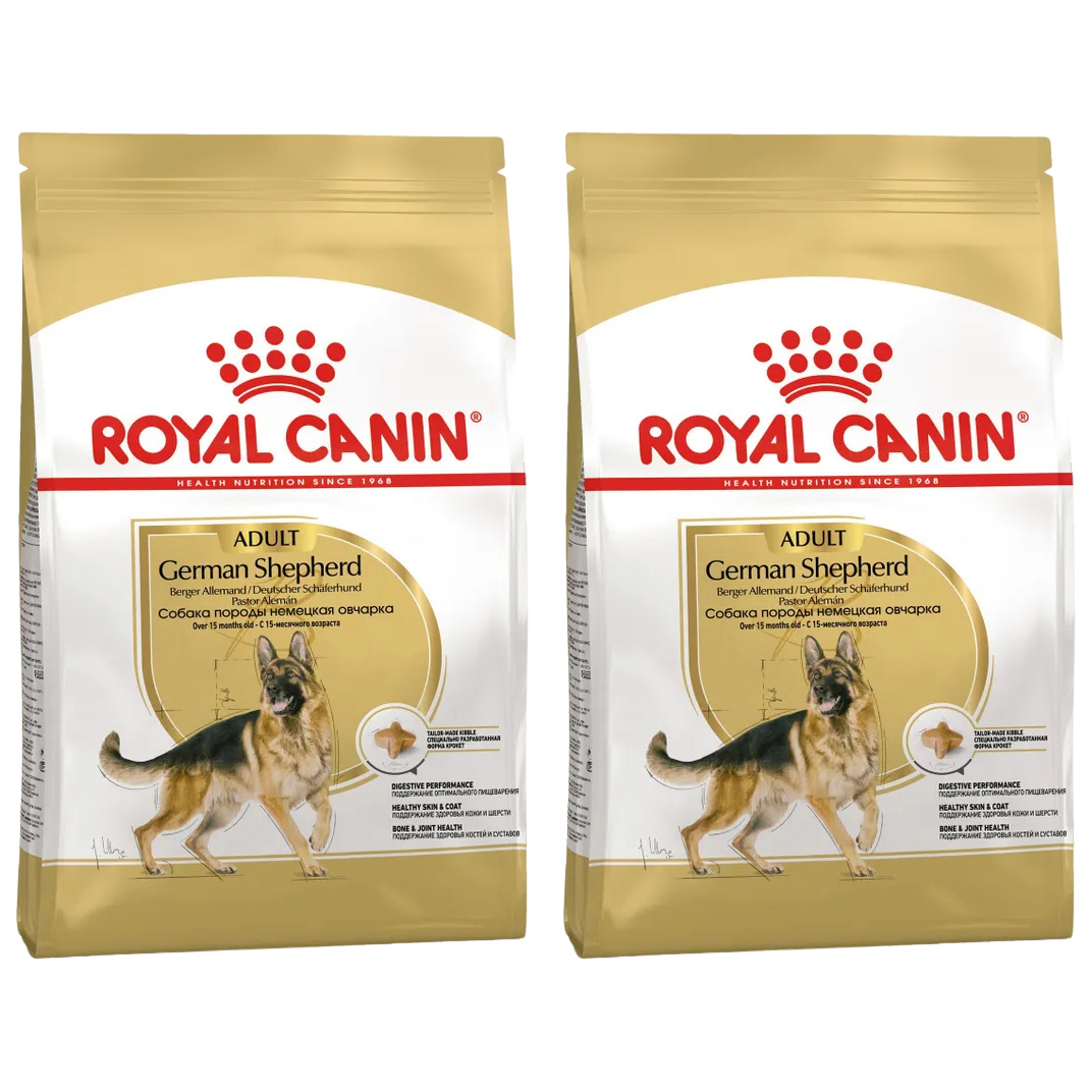 

Сухой корм для собак породы немецкая овчарка Royal Canin German Shepherd, 2 шт по 3 кг