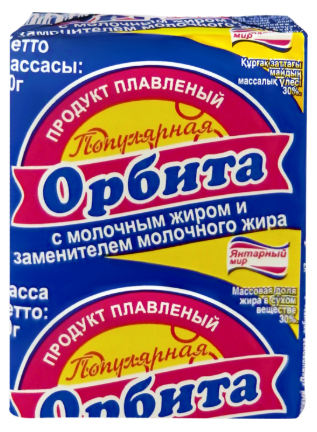 фото Продукт плавленый янтарный мир орбита популярная 30% 70 г