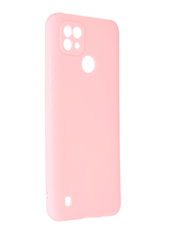 фото Чехол neypo для realme c21 soft matte silicone pink nst22491