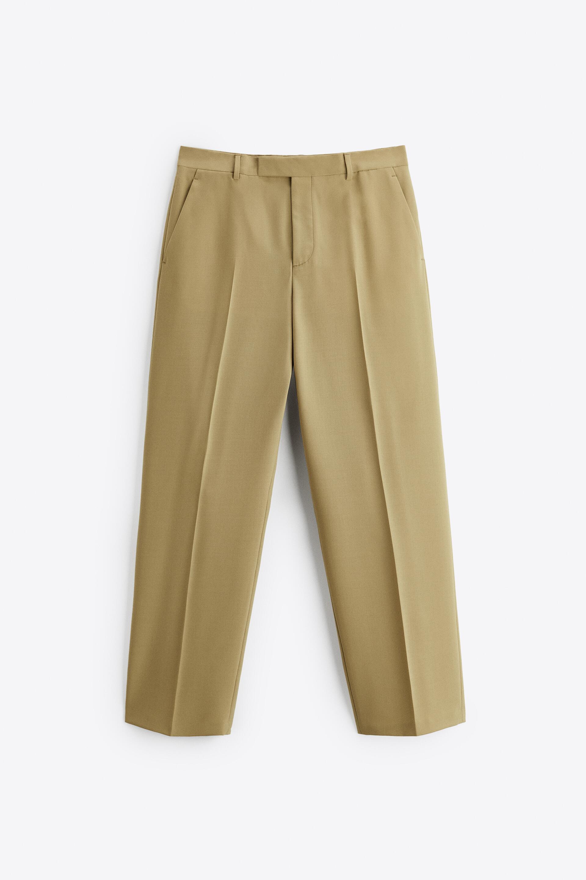 

Брюки мужские ZARA 04173086 зеленые 44 (доставка из-за рубежа), Зеленый, 04173086