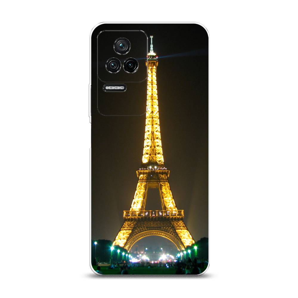 

Чехол на Xiaomi Poco F4/Redmi K40S "Париж 2", Желтый;серый, 314650-2