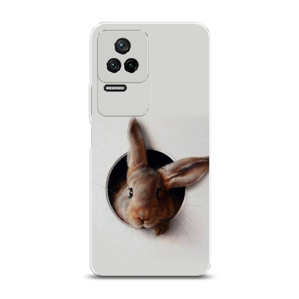 Чехол на Xiaomi Poco F4/Redmi K40S Любопытный кролик