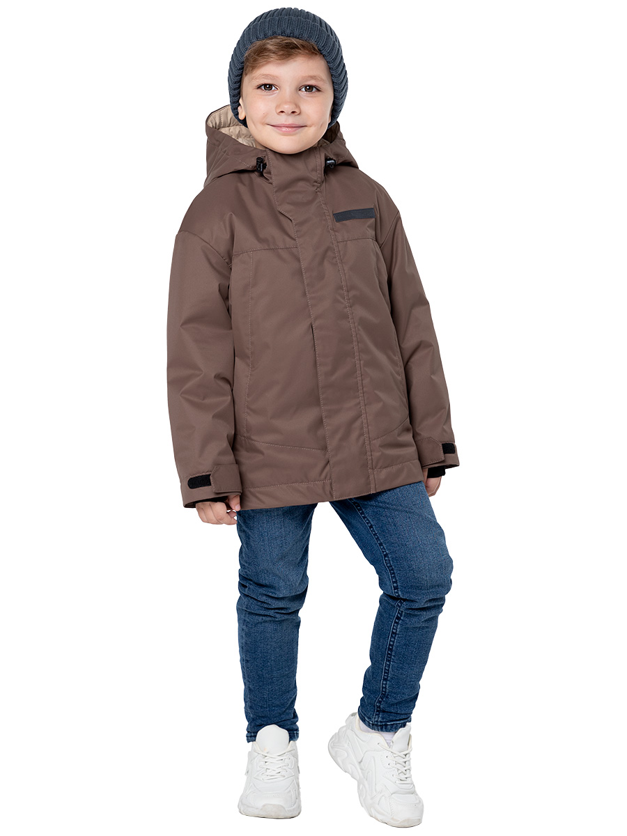 

Куртка детская NIKASTYLE 4м3324, коричневый, 122, 4м3324
