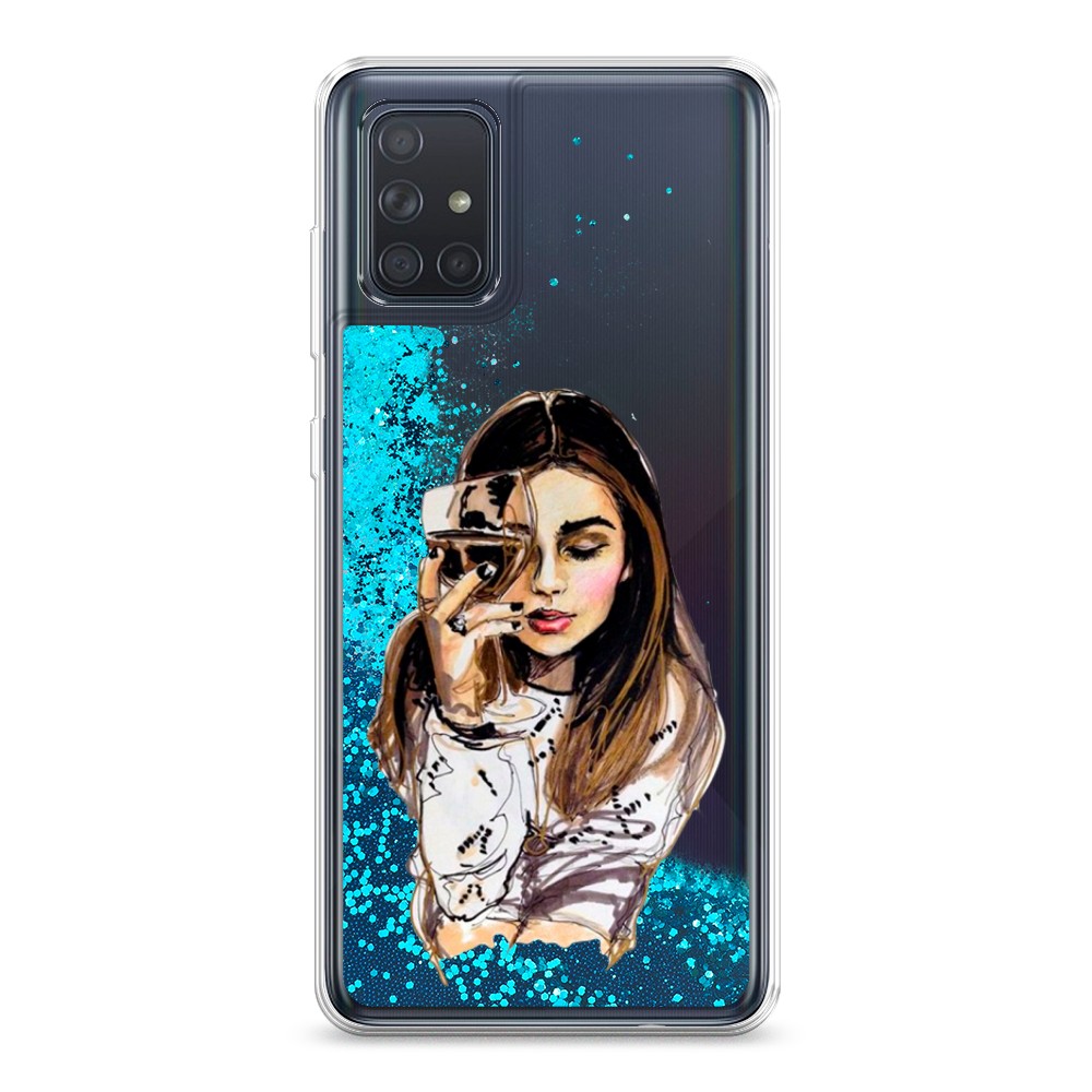 

Чехол Awog на Samsung Galaxy A71 4G "Девушка с бокалом", Разноцветный, 29093-1