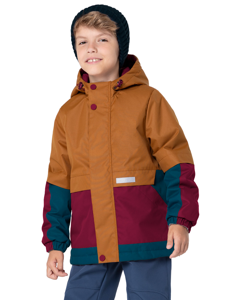 Куртка детская NIKASTYLE 4м3124, коричневый, 170