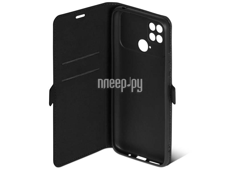 фото Чехол df для poco c40 black poflip-11 df-group