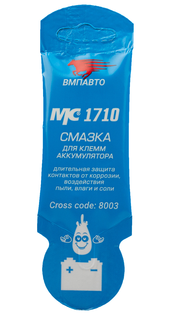 

Смазка для клемм аккумулятора МС 1710 10г стик-пакет VMP 8003