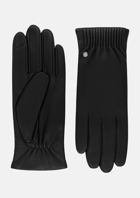 Перчатки женские 13012-440 черные р.6.5 ROECKL. Цвет: черный