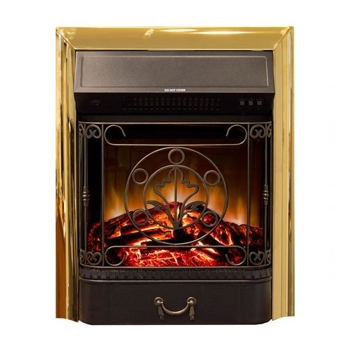 фото Закрытый очаг real-flame majestic lux brass realflame