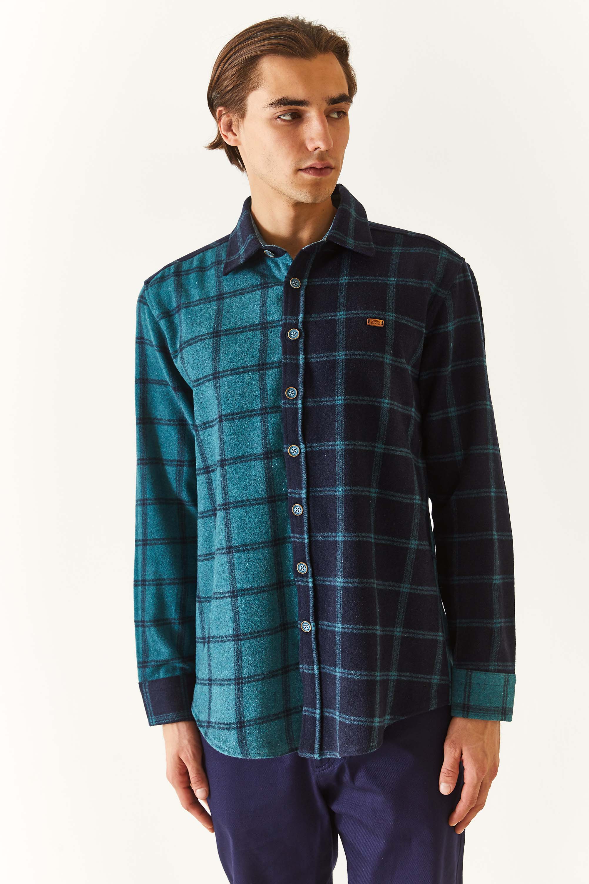 

Рубашка мужская U.S. POLO Assn. G081SZ0040PATTO разноцветная 3XL, Бирюзовый, G081SZ0040PATTO