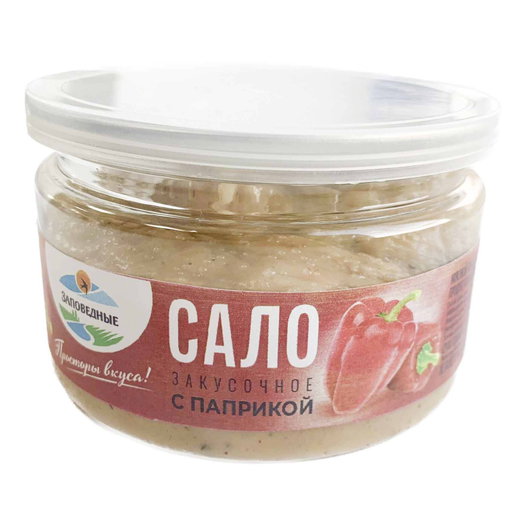

Сало Заповедные закусочное с паприкой 180 г