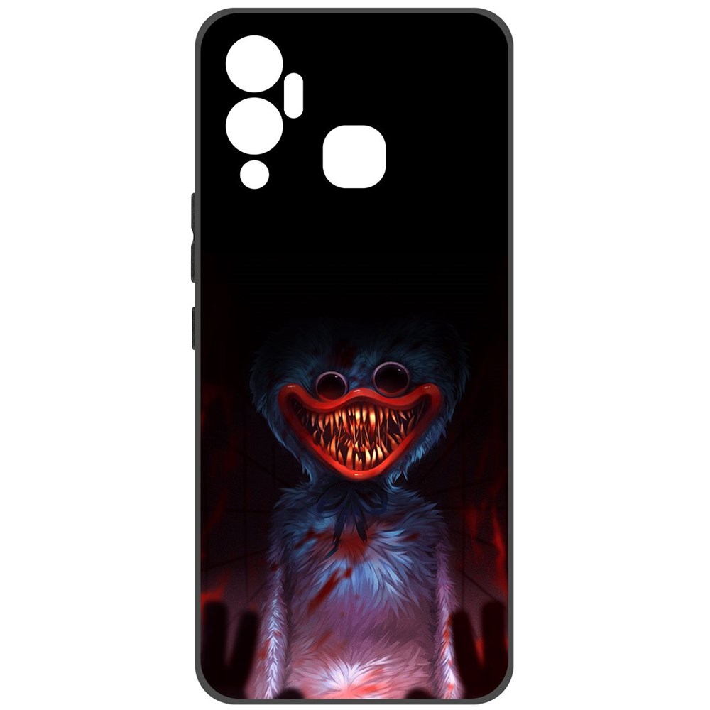 

Чехол софт кейс Атака Хаги Ваги для INFINIX Hot 12 Play черный
