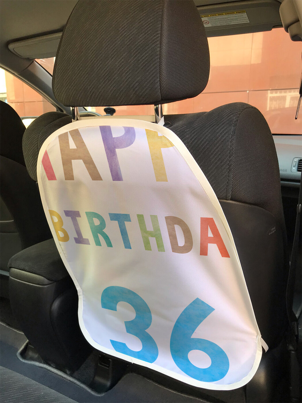 

Накидка на спинку сиденья JoyArty День рождение 36-летия, 45х62, День рождение 36-летия