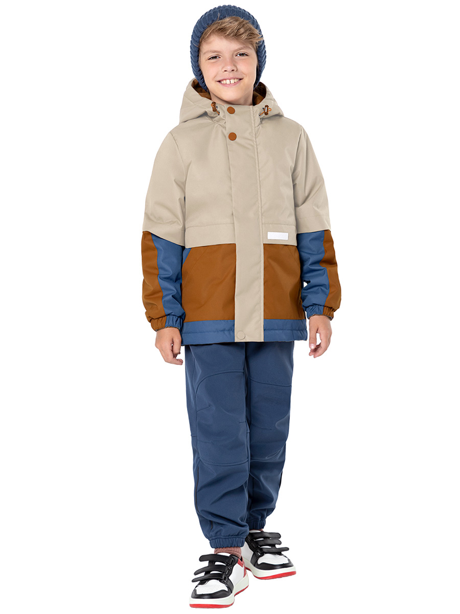 

Куртка детская NIKASTYLE 4м2724, бежевый, 110, 4м2724